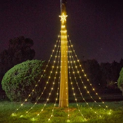 LED Star Lights para árvore de Natal, IP44 impermeável, 320 LED, Ano Novo, Festival da Primavera