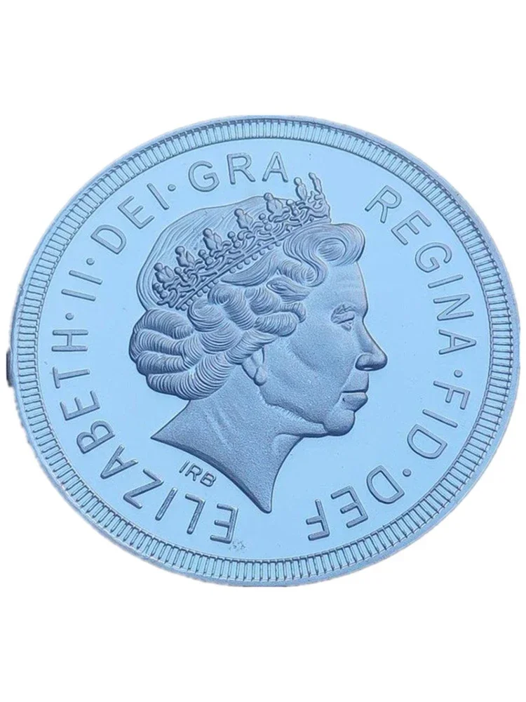 2014 Goddess of Brittania Athena Collectible Silver Plated Souvenir Coin Myth of North Europe Commemorative Coin gift