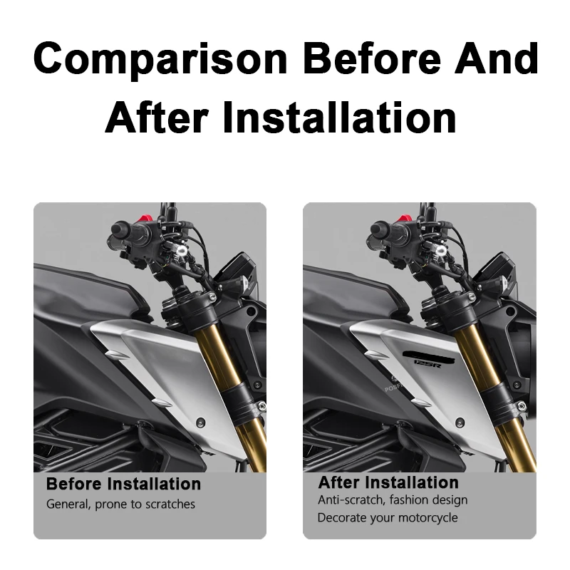 POSFIRA Motorcycle Fairing Sticker Vinyl Decals for Honda CB125R CB 125R 125 R 2018 2019 2020 2021 2022 2023 2024 Accessories