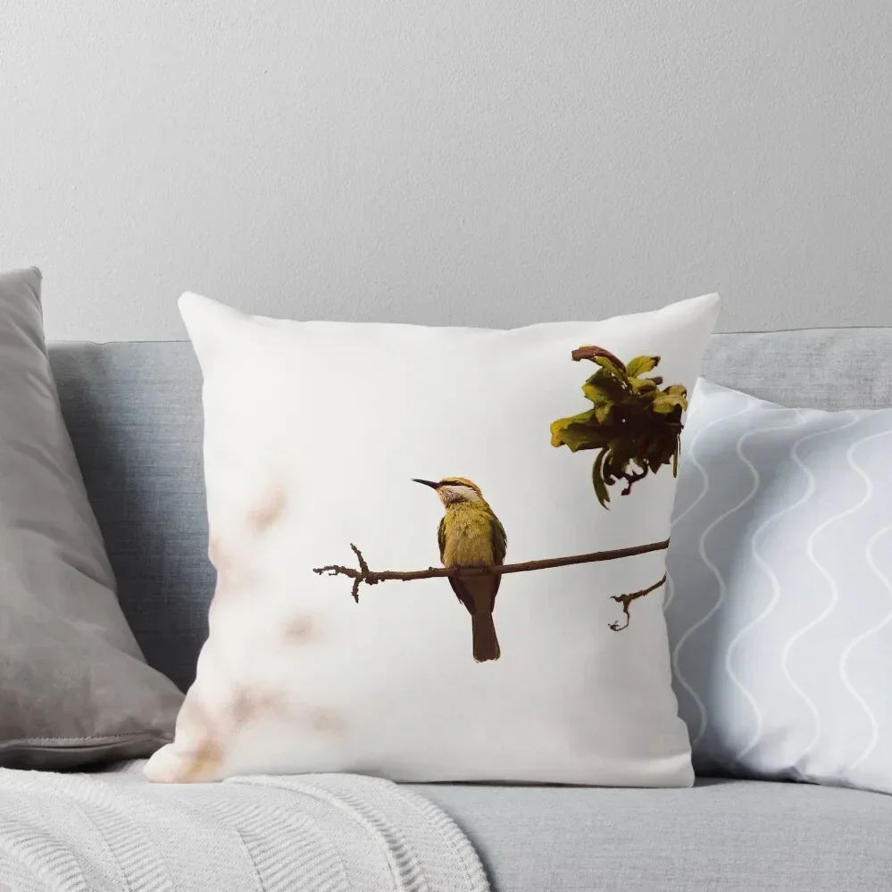 Bird perched on a branch Throw Throw Pillow Pillow Cases Decorative Pillowcases Bed Cushions christmas ornaments 2025 pillow