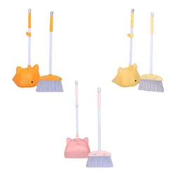 Mini Broom with Dustpan Kids Cleaning Set Toddlers Cleaning Toys Set Cleaning Sweeping Play Set for Boys