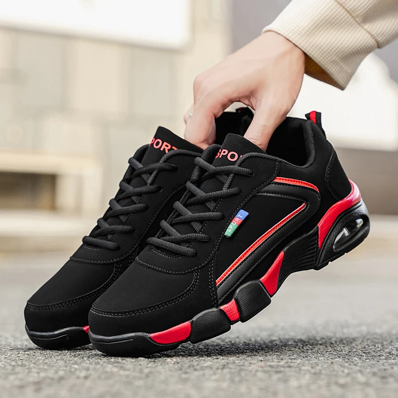 أحذية رياضية كاجوال للرجال قابلة للتنفس، أحذية سباق فاخرة للمدرب، أحذية بدون كعب أنيقة للرجال #3