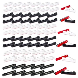 100Pcs 22/31/36mm Plastic Self-Adhesive Safety Pins For DIY Name Tags ID Badges Award Ribbons Crafting  Accessories Supplies