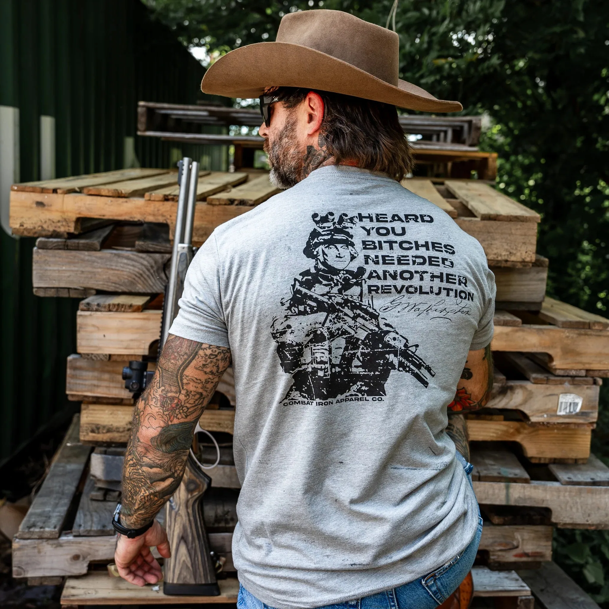 Мужские футболки George Washington_ Heard You B_tches Needed Another Revolution высокого класса Luxury для мужчин и женщин, топ Y2k