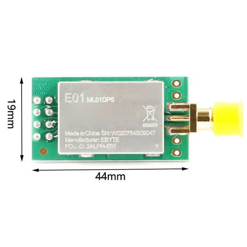 【NUOVO LISTA】 2X E01-ML01DP5 NRF24L01P+PA+LNA Modulo ricetrasmettitore wireless 2.4G Modulo wireless RF con telecomando 2500M