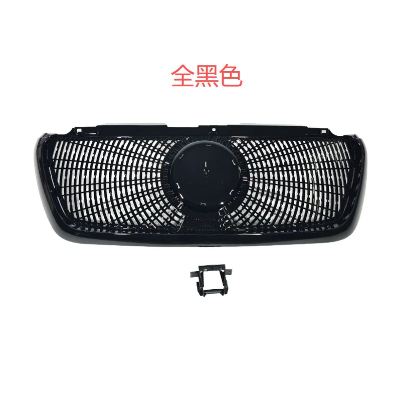 Gloss Black Meteor Star Bumper Grille Auto Tuning Air Intake Grill Compatible with Sprinter W907 2018-2025 Van Mod Accessories