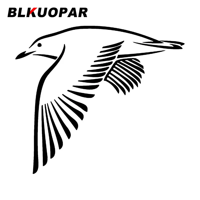 BLKUOPAR Flying Birds Car Stickers Primitive Animals Decals Occlusion Scratch Die Cut Windows Motorcycle Door Protector