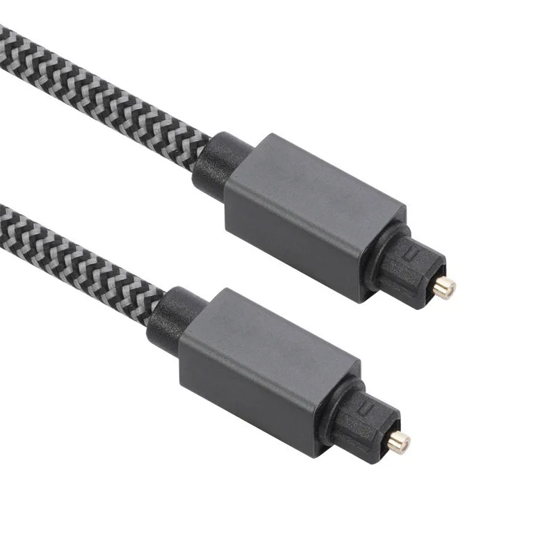 Optical Audio Cable, Optical Cable for Soundbar [Nylon Braided], Fiber Optic Audio Cord Compatible with Samsung, Bose,Sonos