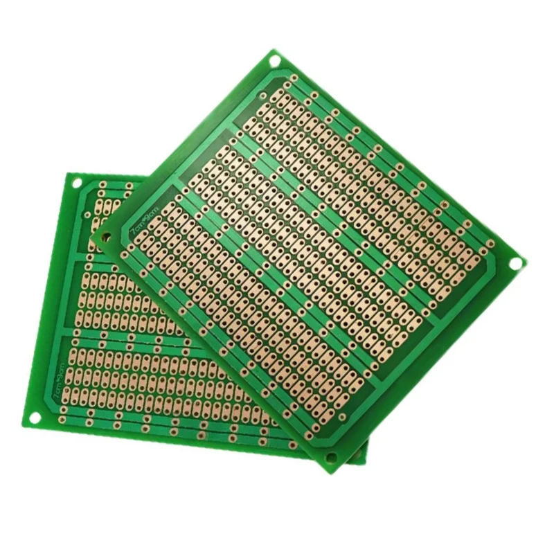 1 peça diy 7x9 7*9cm protótipo de papel pcb placa de circuito de matriz de experimento universal fileira única furo contínuo 70x90mm