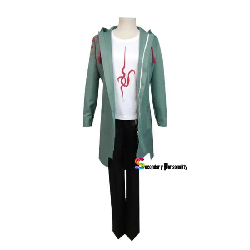 New Anime Danganronpa 2 Nagito Komaeda-Anime Cosplay Costume Jacket T-shirt Set Men's and Women's Halloween Costume