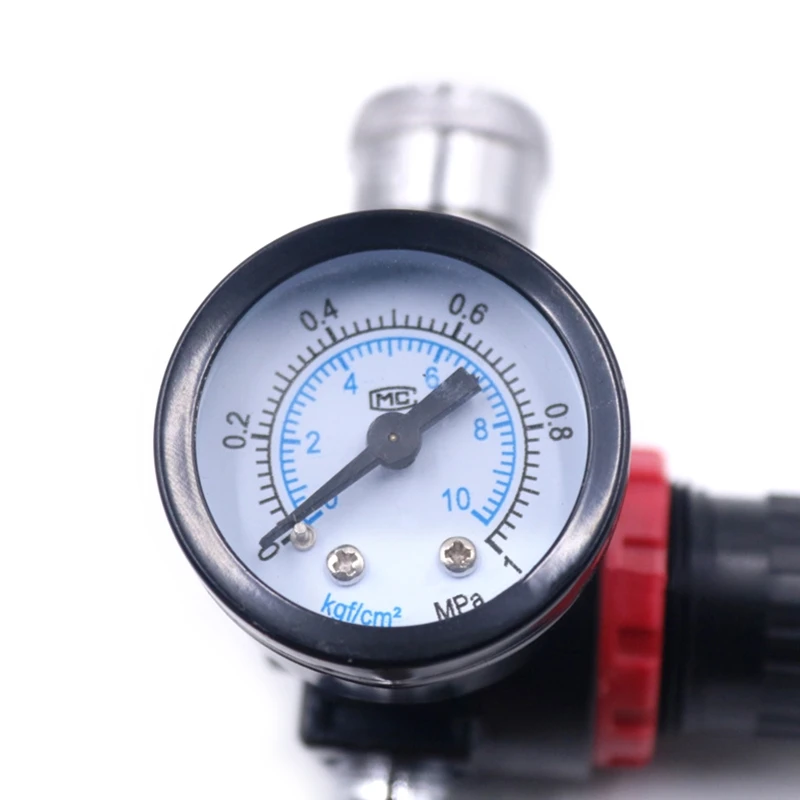 Air Pressure Regulator 1/4” Paint Guns Pressure Regulator Pressure Easy to Install and Maintain Pneumatic Tools