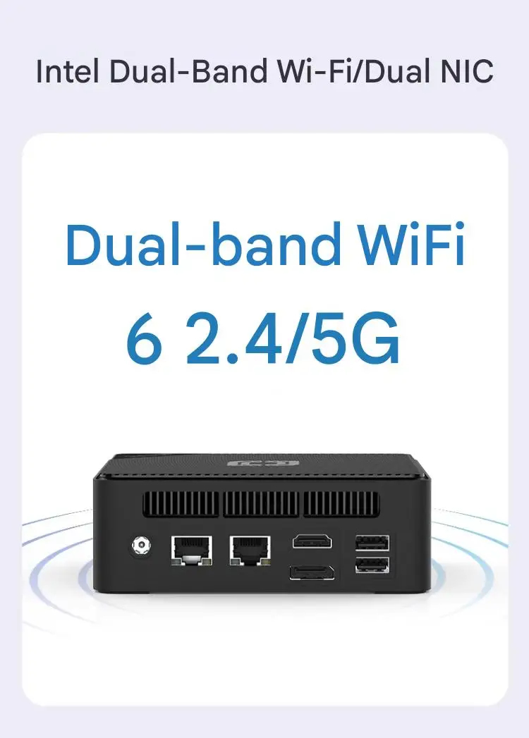 Intel N150/N100 Mini PC Micro NUC Quad-Core Business Desktop Portable Mini Chassis NAS - Compact Business-Class Compututer