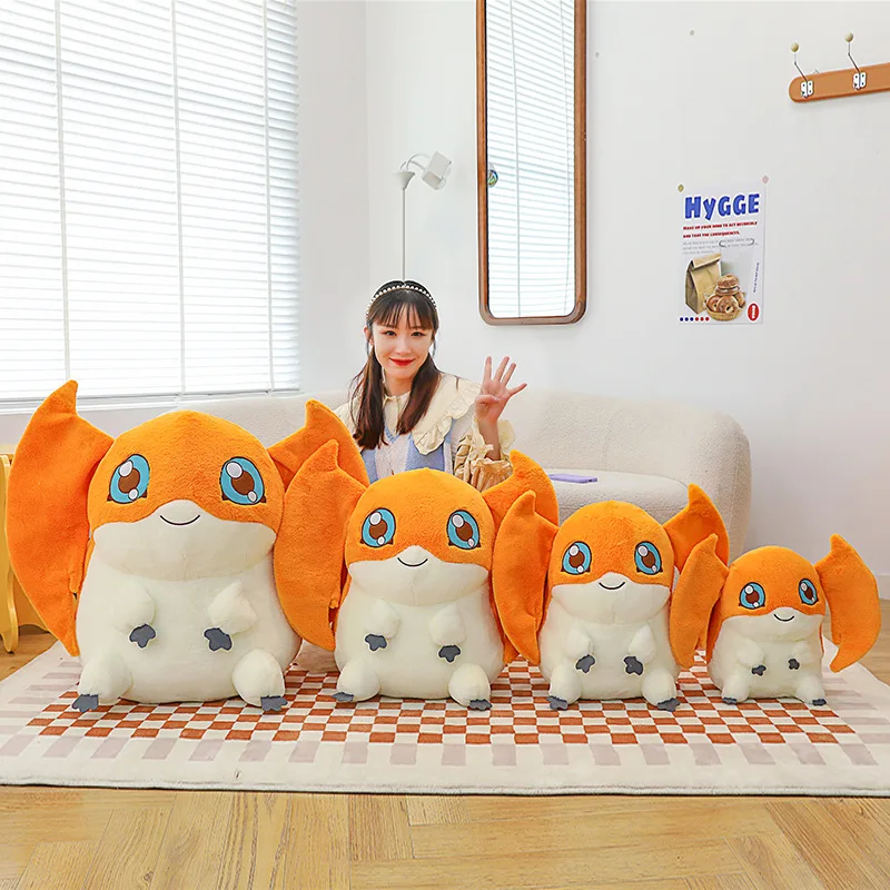 

Kawaii Patamon Stuffed Doll Patamon Plush Toy Cute Soft Pillow for Kids Birthday Xmas Gift Adorable Anime Character Plushie
