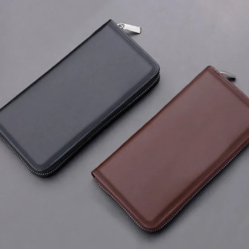 الرجال محفظة طويلة محافظ سستة رجل مخلب المحفظة الأعمال سعة كبيرة عالية الجودة الذكور المحفظة