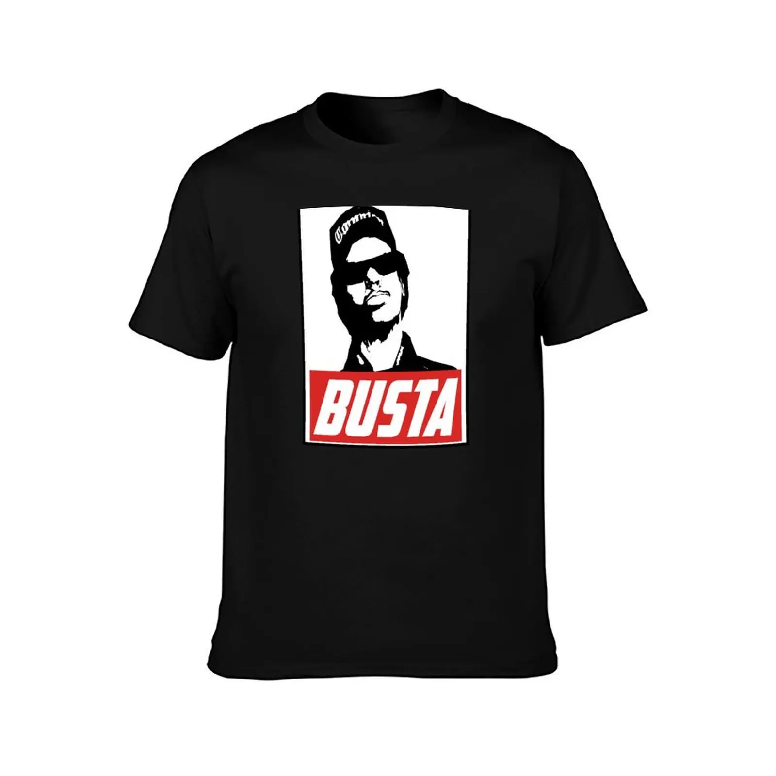 Busta, Straight Busta Fan Art T-Shirt Classic Crew Neck Cotton T-Shirt