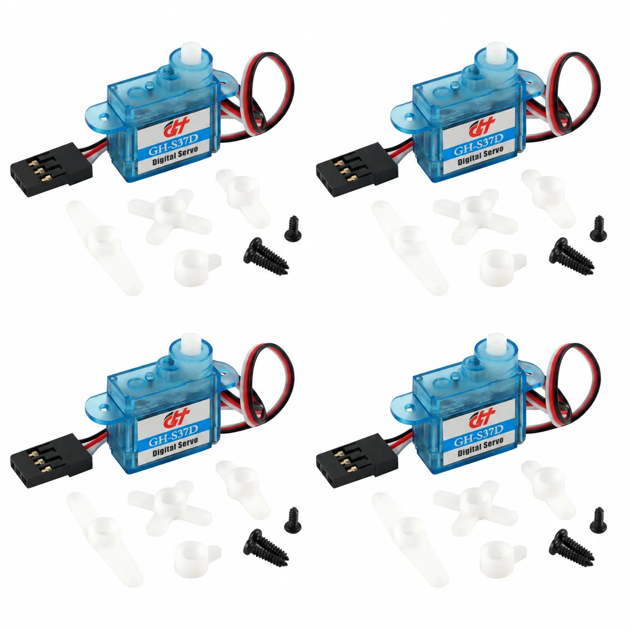 Micro Digital Servo 3.7g 0.8kg Torque 0.1sec Speed 90 Degree For RC Plane Helicopter
