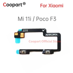 Novo Volume Chave Flex Cabo Para Xiaomi Mi 11i Poco F3 M2012K11AG M2012K11G Reparação de Peças De Reposição