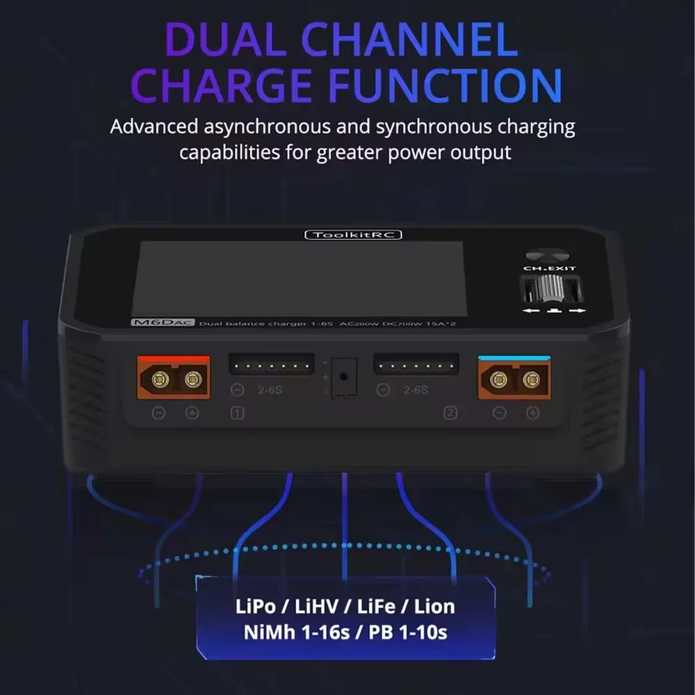 ToolkitRC M6DAC Dual Smart Cha - Toolkitrc M6Dac Smart Charger review and price