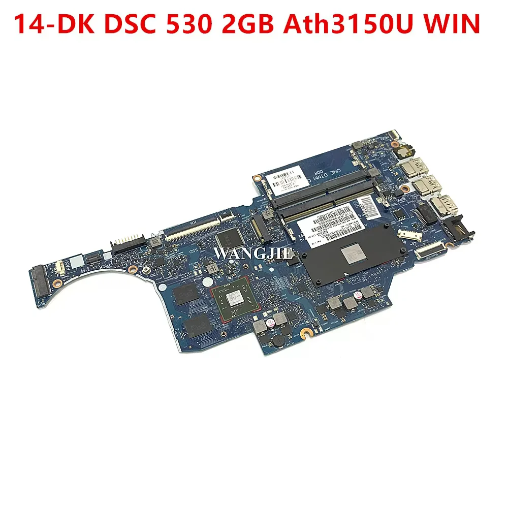 For HP 14Z-DK100 14-DK Laptop Motherboard L86474-601 DSC 530 2GB CPU: Ath3150U WIN 6050A3176101 100% Working