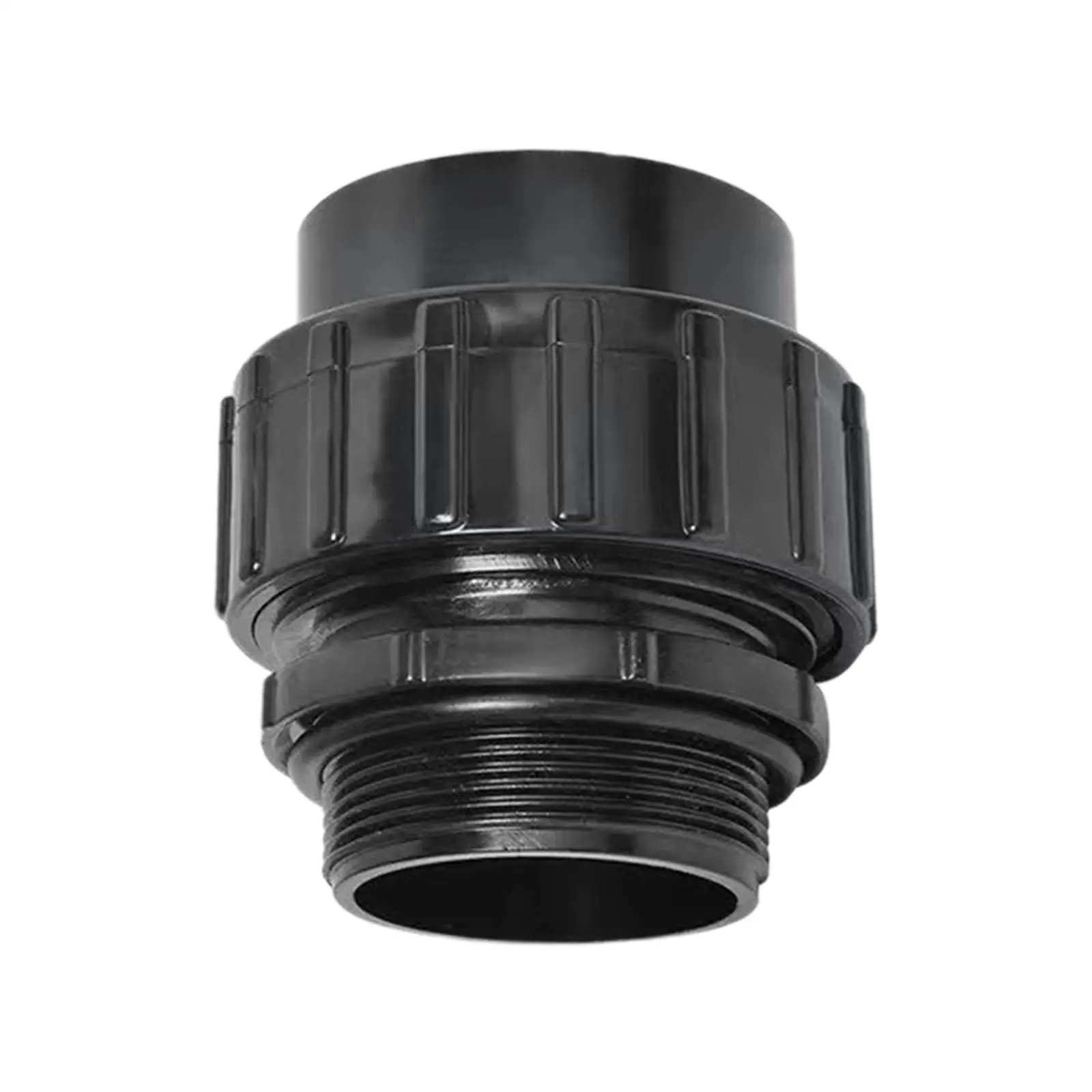 Swimming Pool Pump Connection Simple Installation Compatible Black Accessories Cartridge Filter Union Connector Replacement