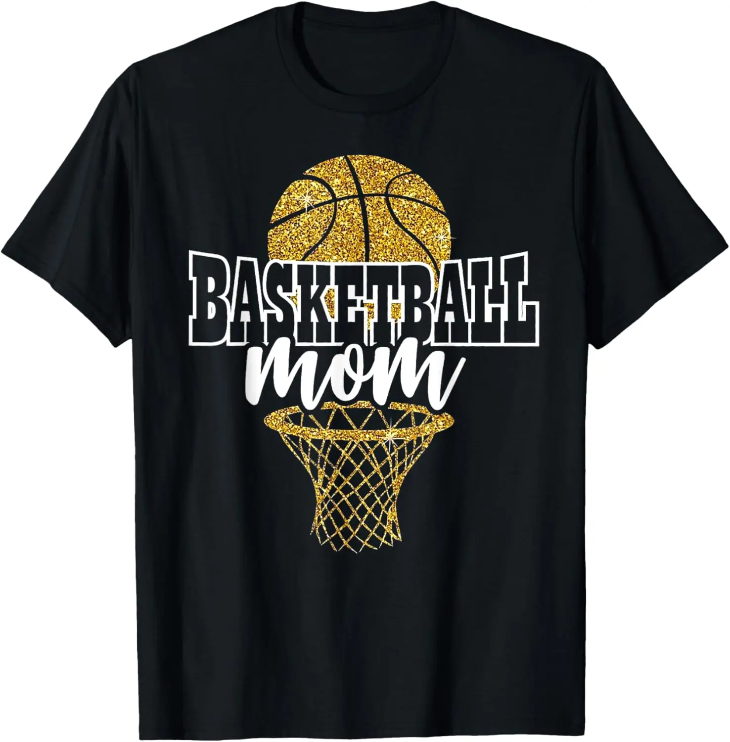 Basketball Mom Basket Hoop T-Shirt