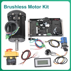 Brushless DC Motor 850W 1100W Main Control Board Lathe Power Drive Board&Motor Kit