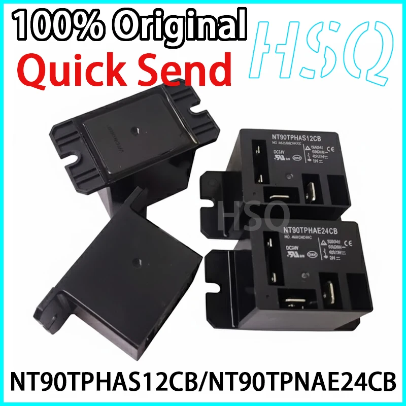 1 peça novo relé original nt90tphas12cb nt90tpnae24cb de 4 pinos