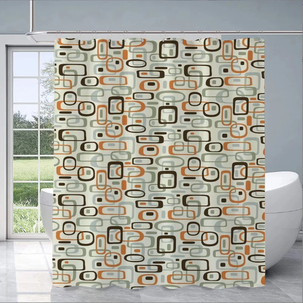 Things for the Bathroom Curtain C-Coac-h Shower Curtains Folding Partition Bath Accessories Bedrooms Waterproof Fabric Set Home