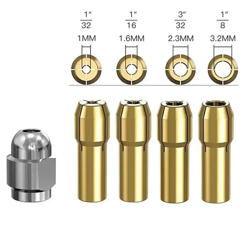 Rotary Tool Acessório para projetos DIY, Quick Change Collet, Método de Fixação Conveniente e Prático Eficiente, Perfect Fit