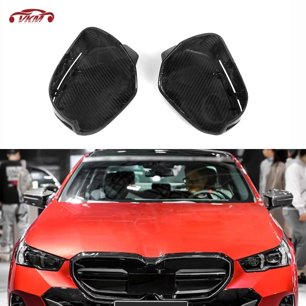 

Dry Carbon Fiber for BMW 5 Serise G60 G68 2024+ LHD / RHD Rearview Mirror Cover ABS Reverse Mirrors Shell Mirrors Case Housing