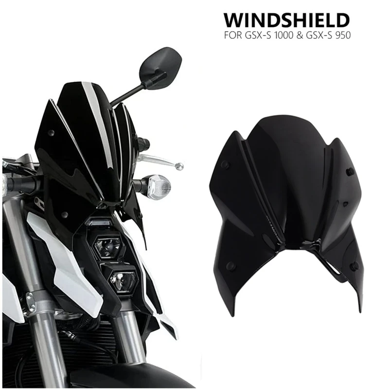 Motorcycle Front Screen Wind Shield Windscreen Accessories For SUZUKI GSX-S950 GSX-S1000 2021 2022 2023