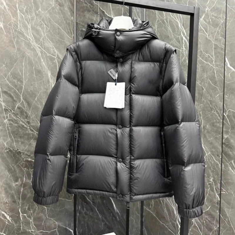 Moncl * r jaqueta de inverno feminina com zíper grosso melhores jaquetas 90 penas de ganso moda puffer casacos jaqueta feminina e masculina