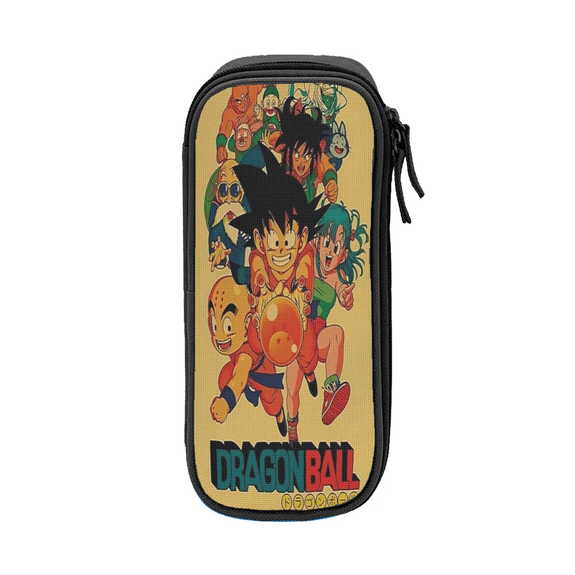 

Fun DBZ dragonballz d-dragon-ball-l Pencil Case Pencil Box Pen Holder for Student Large Storage Bag Office Zipper Stationery