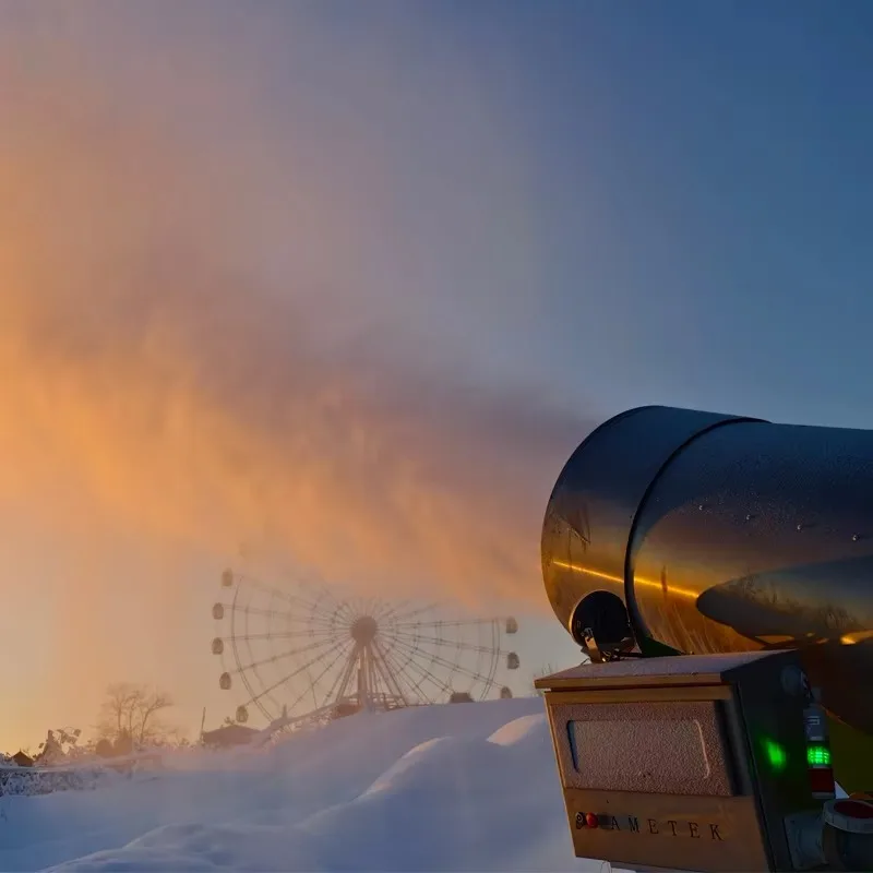 Snow Making Machine Engine-Powered Pump 360 Degree Rotation Ski Slopes Available
