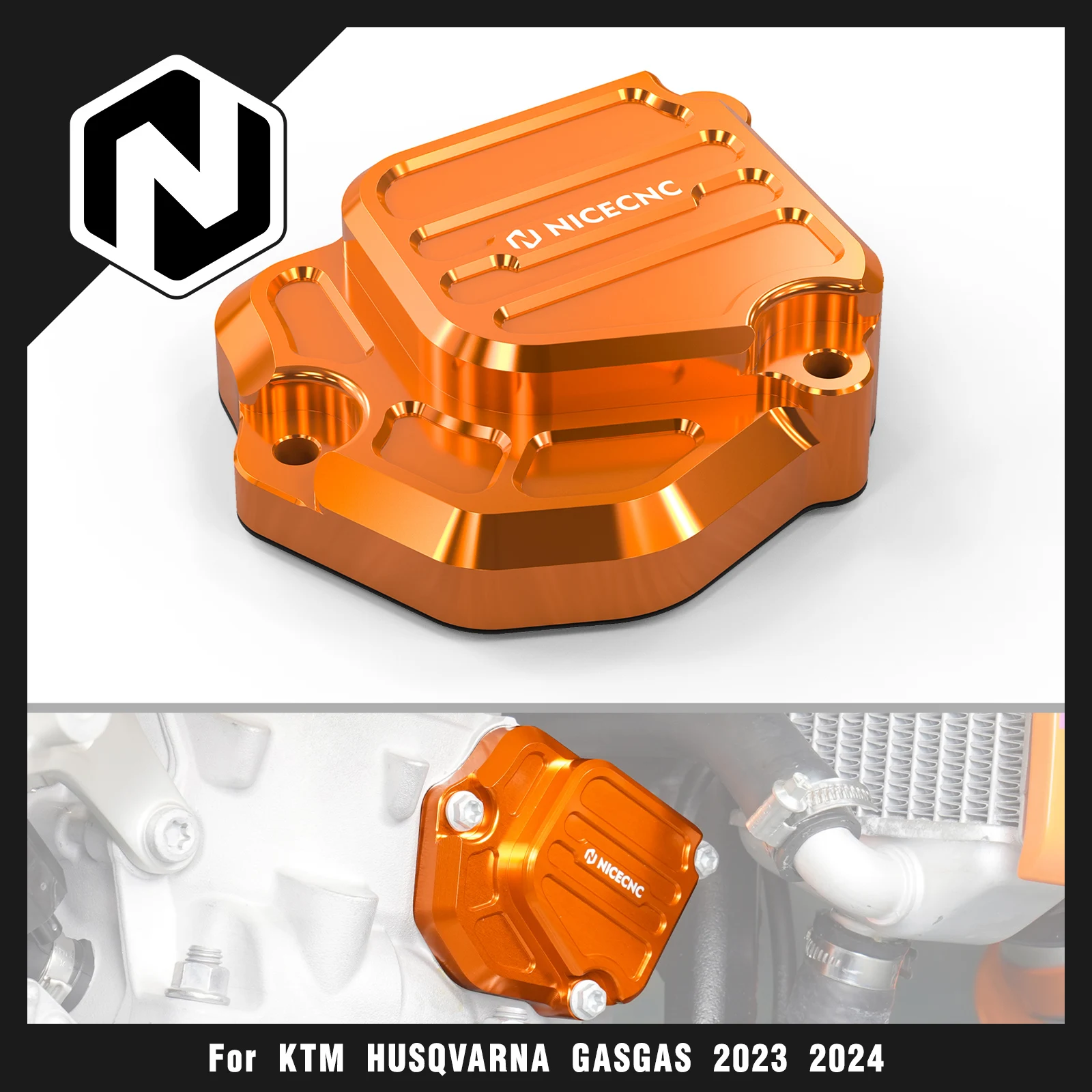 

For GasGas 2024 EC300 EC250 MC250 EX300 EC EX MC 250 300 KTM EXC 300 For Husqvarna TE 300 Right Power Valve Cover Guard Aluminum