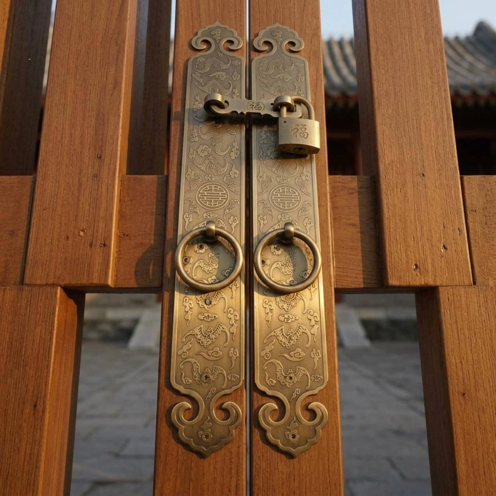 antique-style-door-pull-handles-engraved-hoop-handle-handles-door-latch-set-flat-profile-home-fittings-rustic-look-for-gates