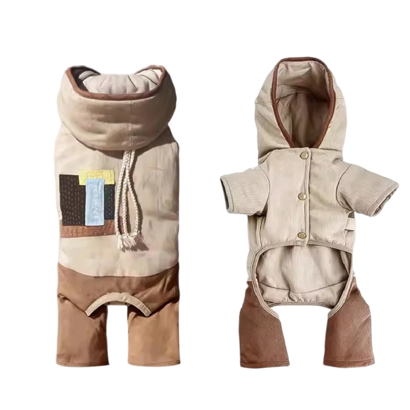 

Small Dog Costume Jumpsuit Winter Dog Clothes Rompers Yorkshire Pomeranian Poodle Bichon Schnauzer Clothing Pet Apparel Outfit