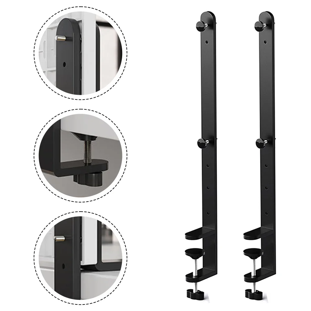 2Pcs Extended Desk Clamps Pegboard Fixing Bracket Desktop Fixing Bracket 415*50*20  Mm Home Hardware