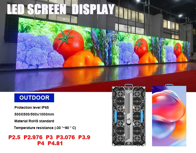 Zewnętrzna, wodoodporna tablica reklamowa LED P4/P5/P6/P10 - Przenośny ekran wyświetlacza do stadionów, oznakowania w windach i edukacji