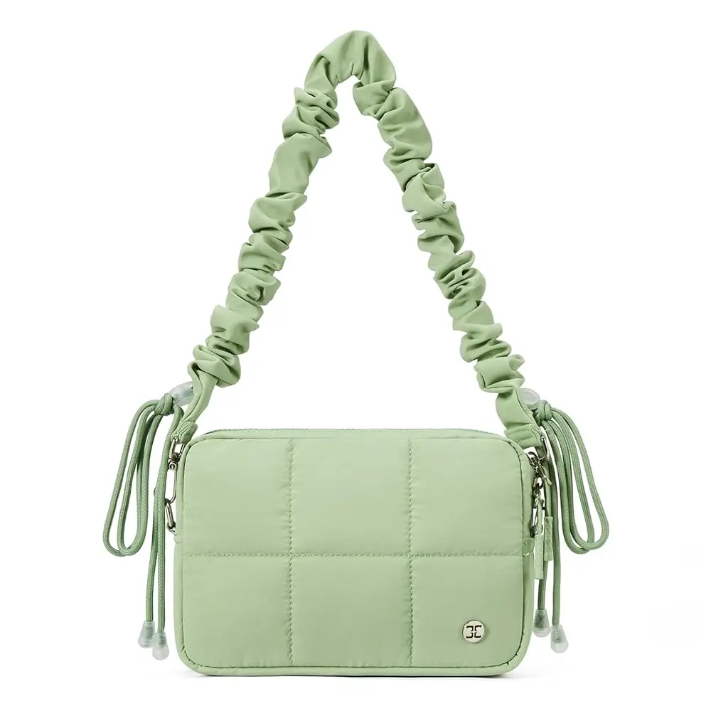 

Сумки-кроссбоди для женщин, сумка через плечо с ремнем в виде гитарного ремешка, легкая стеганая сумка для путешествий