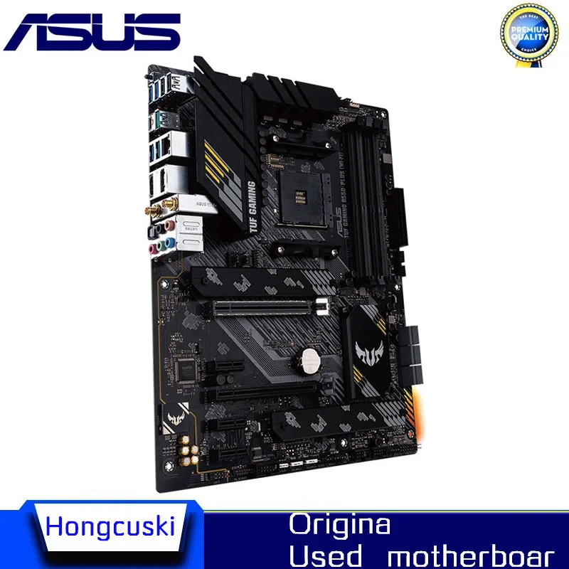 Used For ASUS TUF GAMING B550-PLUS (WI-FI) Motherboard Socket AM4 DDR4 AMD B550 Original Desktop PCI-E4.0 m.2 sata3 Mainboard