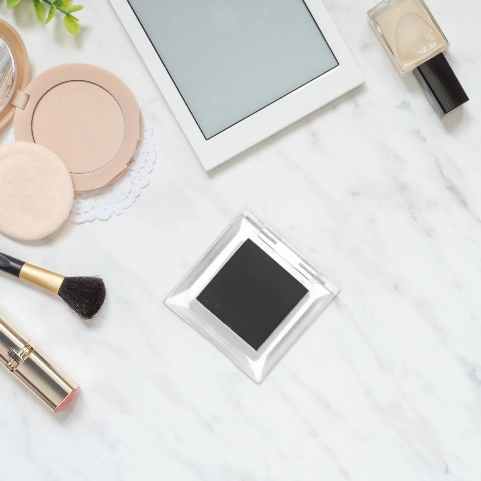 단일 색상 매트 아이섀도 팔레트 고발색 부드러운 적용 눈가 윤곽을 밝게 해주는 일상 메이크업 여행용 팔레트