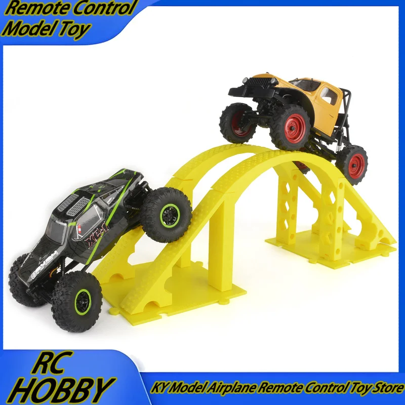 Pyfore Rc Remote Control Model Car 1:24 1:18 Climbing Track Simulation Bridge Scene Obstacle Steep Slope Test props 3D printing