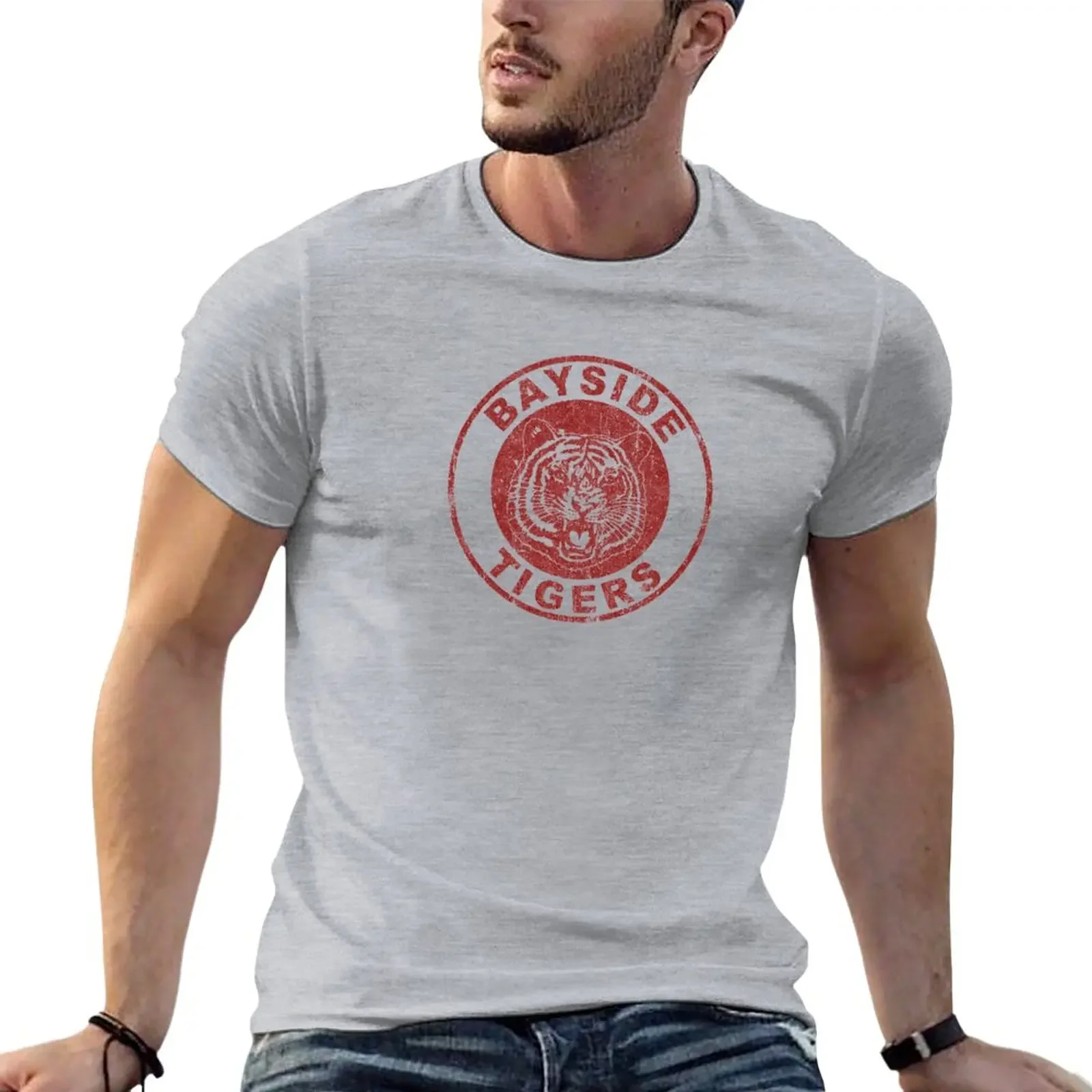 

Bayside High School Tigers T-Shirt oversizeds Blouse customs men t shirts