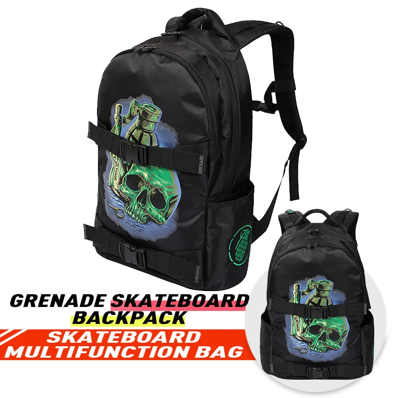 Profissional Skateboard Bag Sport Backpack Waterproof Skate Board Multifunctional Shoulder Unisex Travel Bag Climbing Hiking Bag