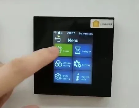 Home Automation LCD Wifi Switch 5 Models in 1 Smart Home Appliance Smart Life Home Light Wall Touch Switch Wifi