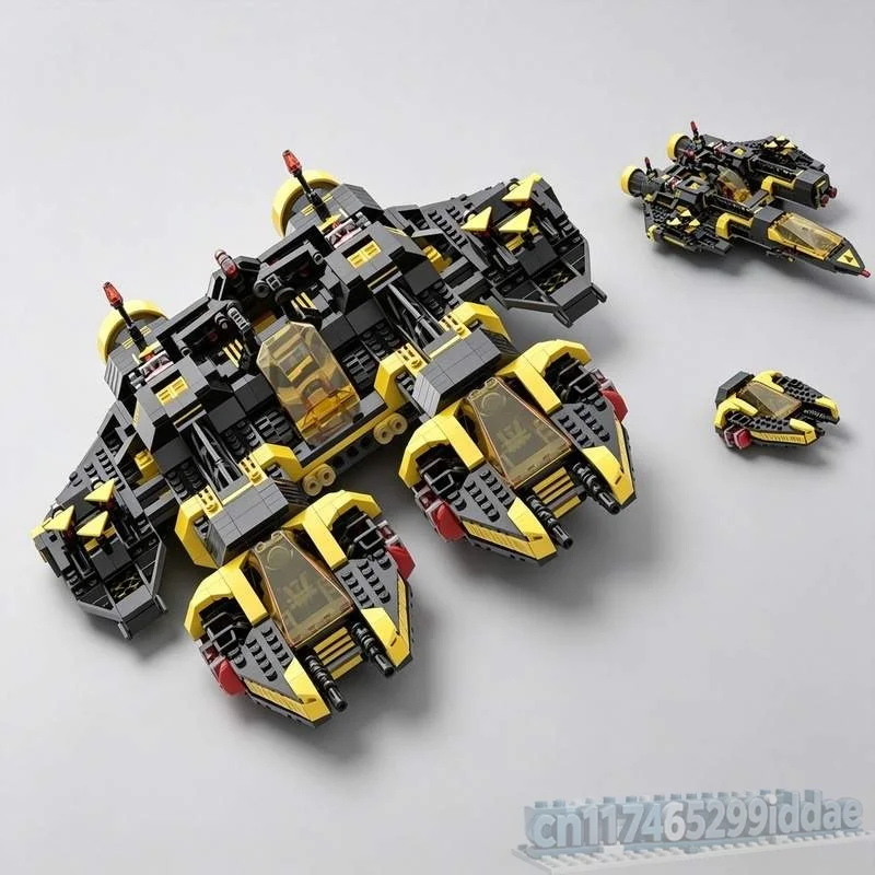 1354 Parts Renegade Commander Cockpit Space Battle Model Creative Building Blocks DIY Assembly Educational Toy Gifts Collection