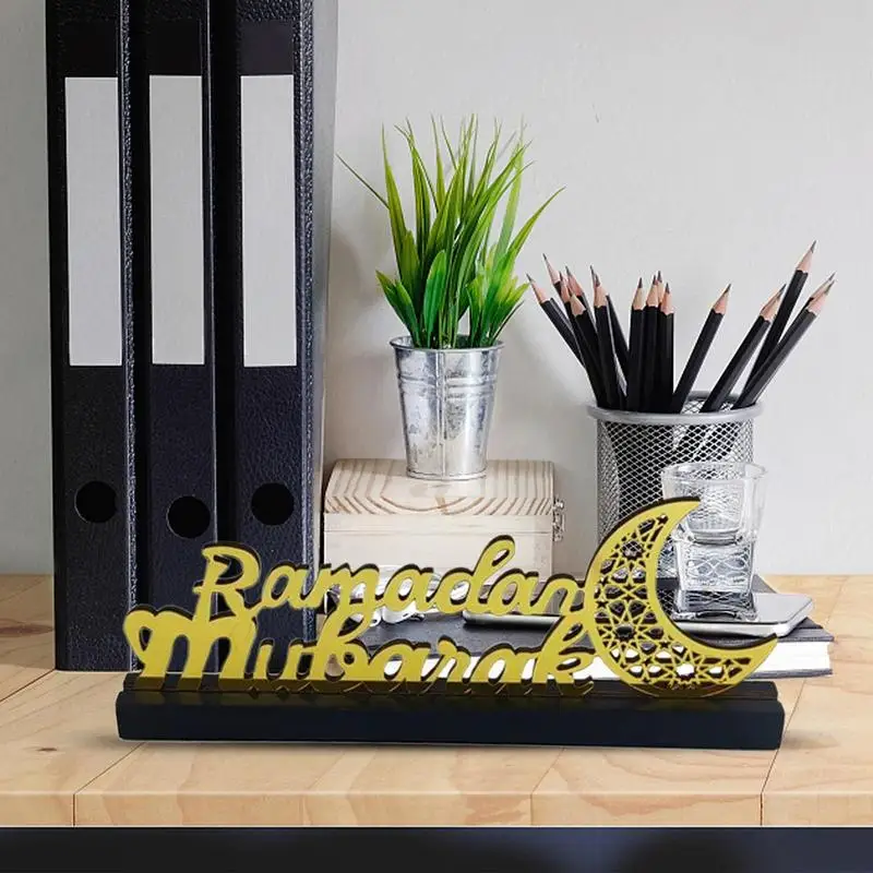 Moon Letters Holiday Decor Festival Gold Moon Letters Table Sign Room Decorating Accessories Party Supplies Art And Crafts For