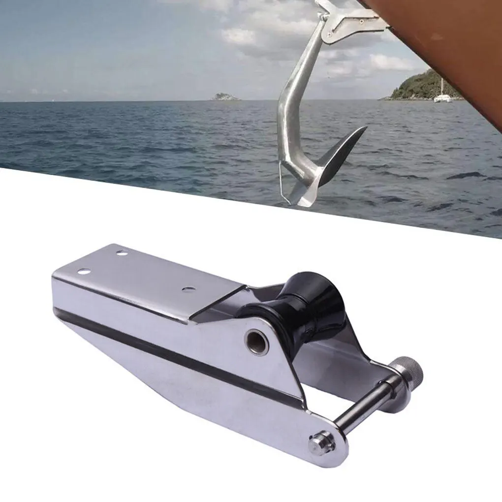 Silver Bow Anchor Roller Anchor Roller With Pivoting Anchor Roller 316 Stainless Steel Marine Grade