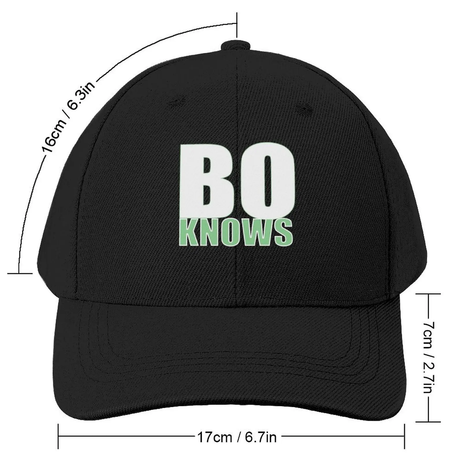 BO KNOWS Baseball Cap Hat Baseball Cap derby hat Men Golf Wear Women's